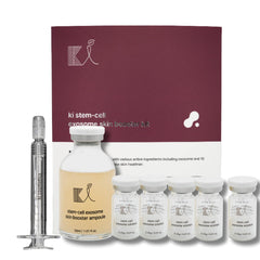 Ki Cosmetics Stem-Cell Exosome Kit box for daily hydration and soothing routine.