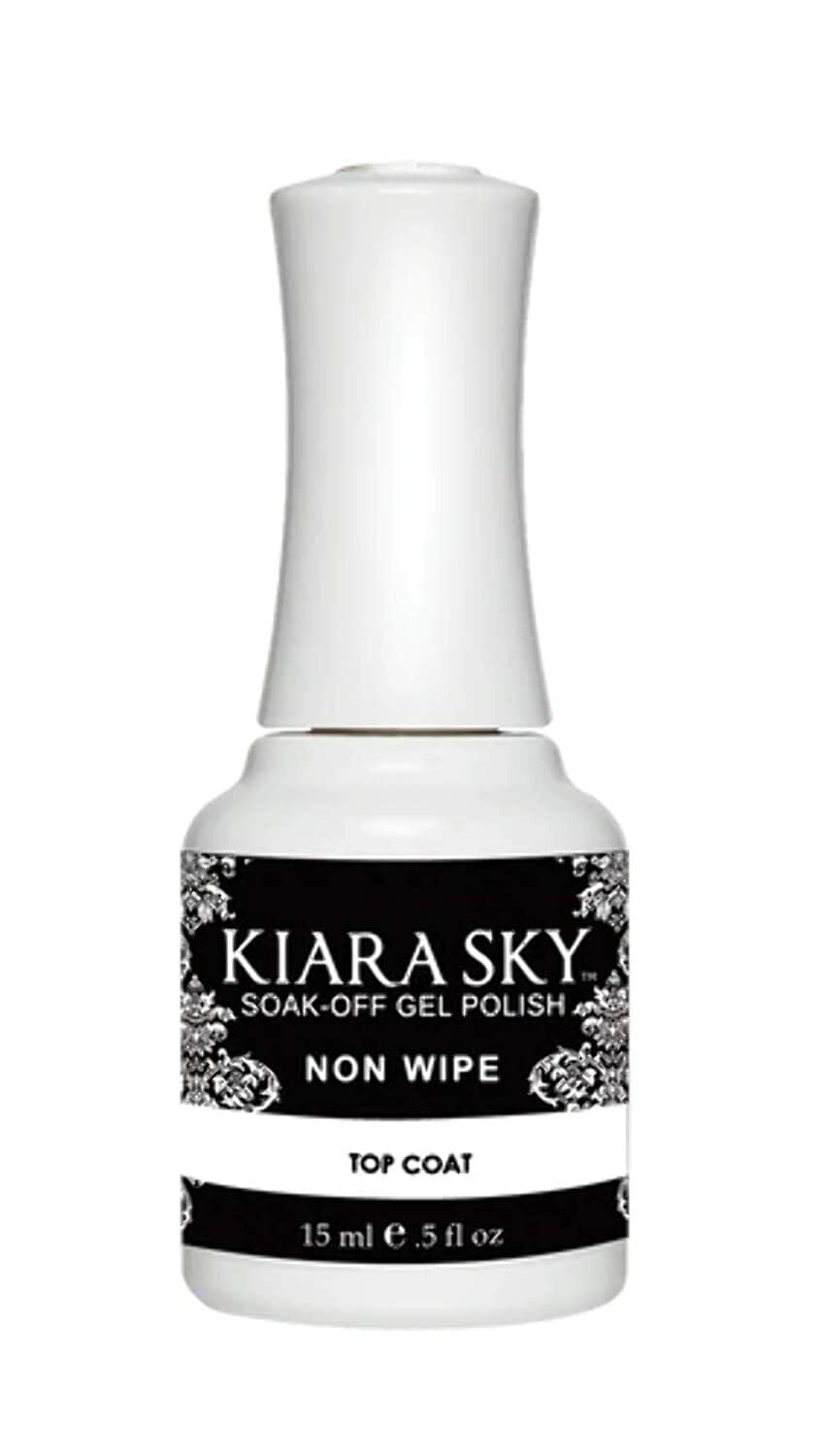Kiara Sky LED UV soak-off top coat bottle with high-gloss finish
