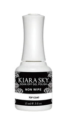 Kiara Sky LED UV soak-off top coat bottle with high-gloss finish