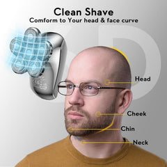 Kibiy hypoallergenic stainless steel blades reduce irritation during daily shaves.