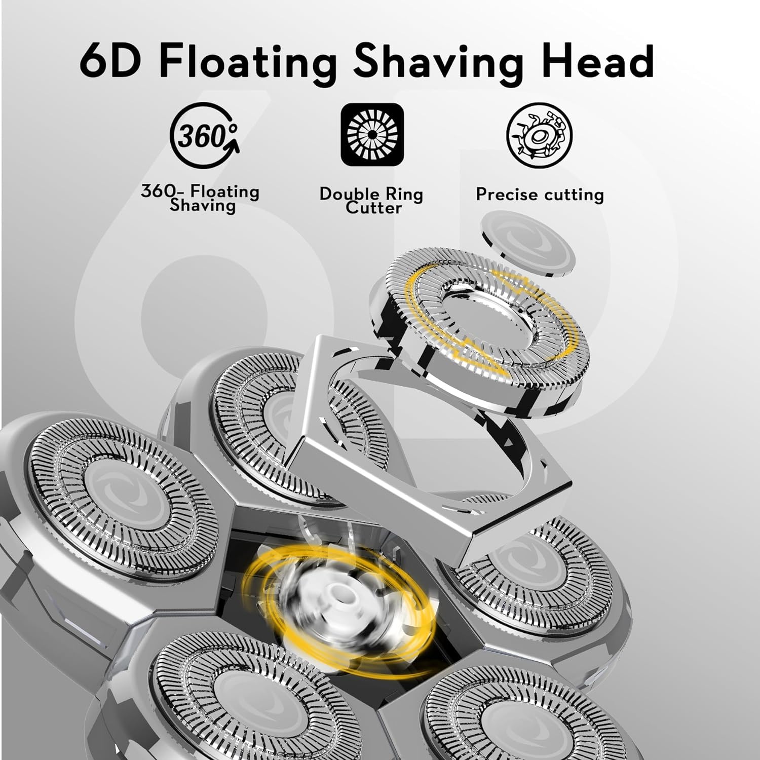 Kibiy self-sharpening technology keeps blades sharp over time.