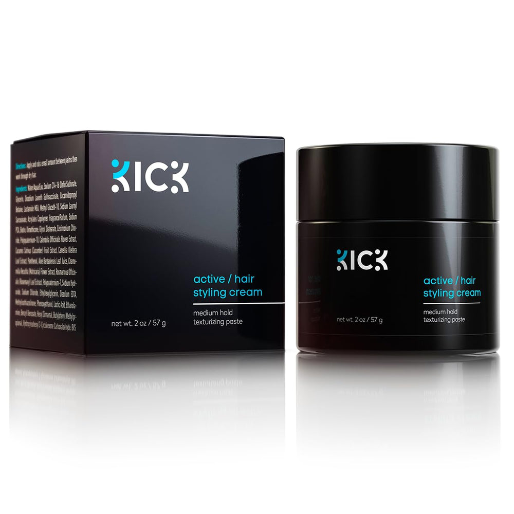 Kick Active hair cream tube closeup non-greasy hold preview