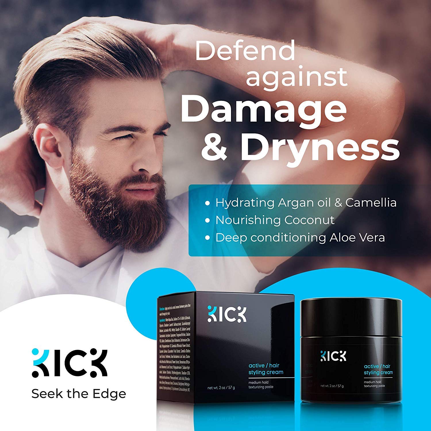 Kick Active shine-matte finish provides semi-matte look with light sheen