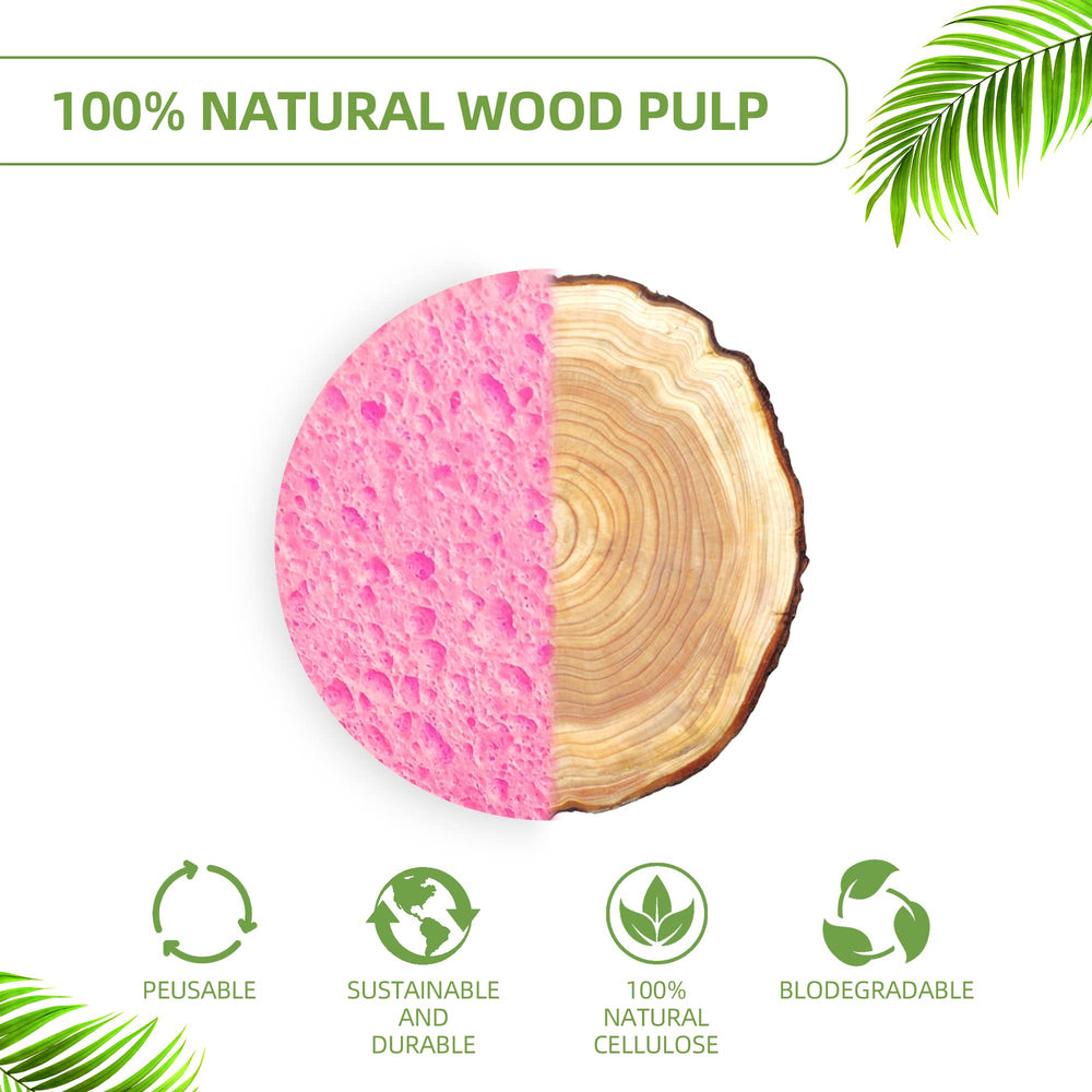 Kickleen sponges rinse easily and air-dry after use for convenient reuse.