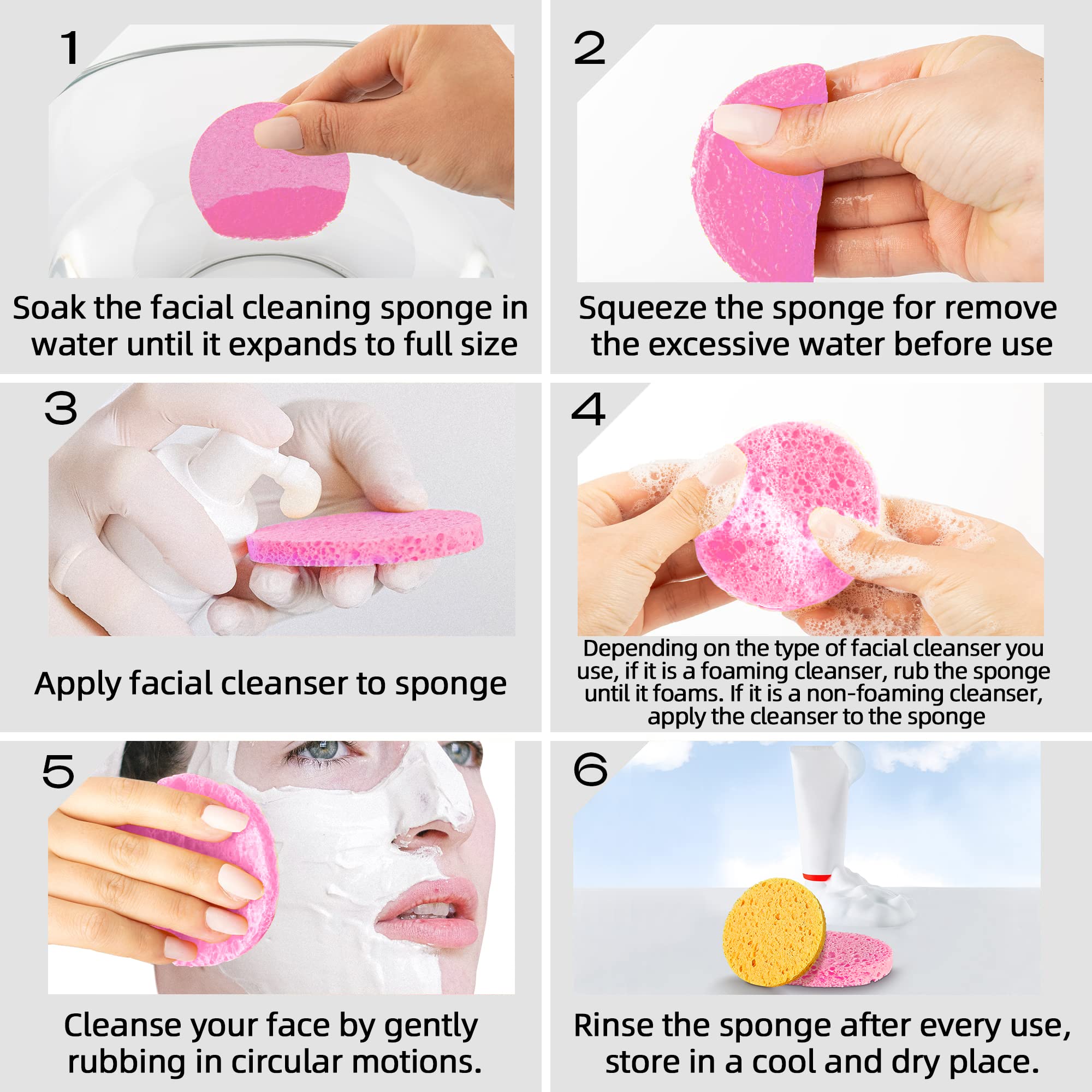 Kickleen sponges provide skin massage while cleansing to help lift residues.