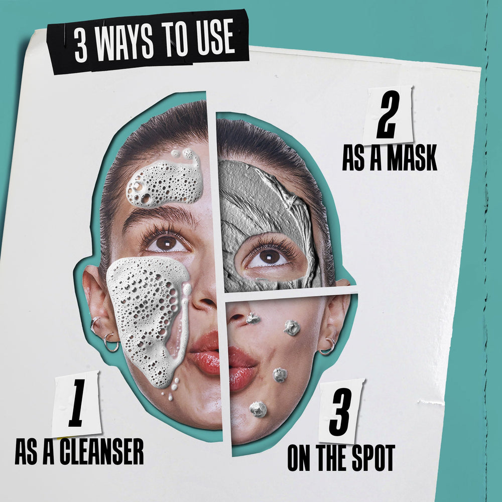 Kiehl's 3-in-1 paste serves as cleanser, spot treatment, and mask.
