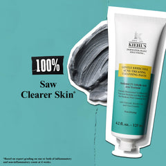 Kiehl's Acne-Treating Paste with charcoal absorbs oil for a shine-free feel.