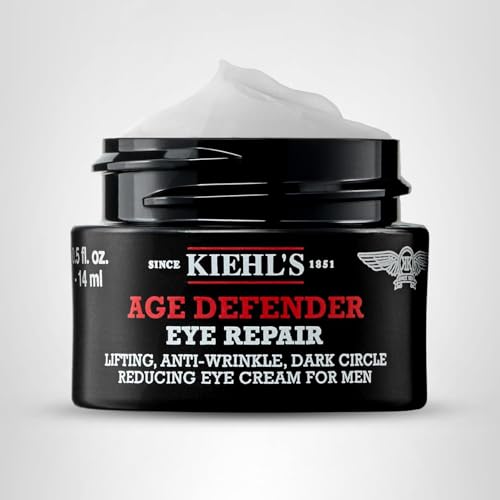 Kiehl's Age Defender Eye Repair brightening effect image for an awake look.