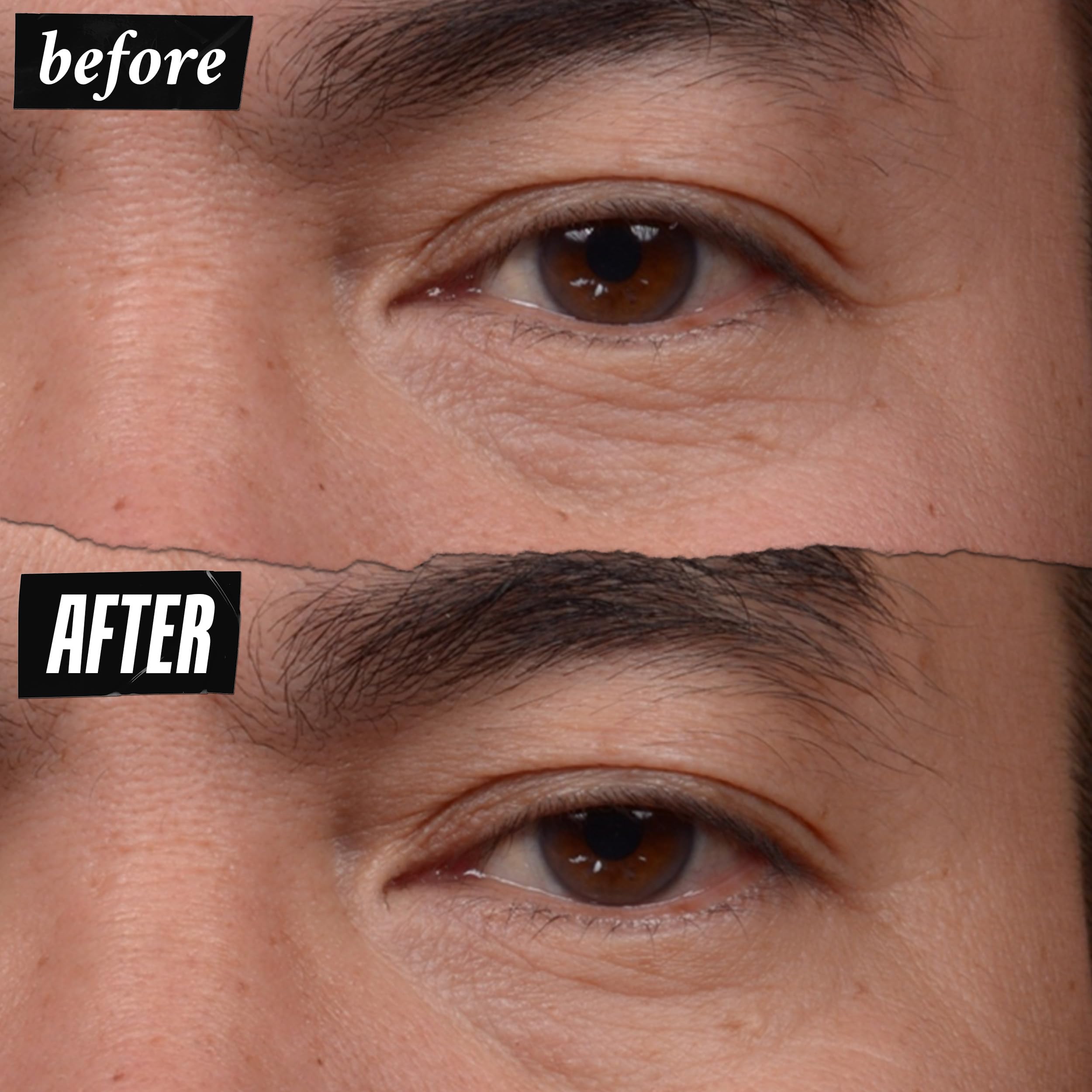 Kiehl's Age Defender Eye Repair texture on skin, designed for lifting the eye area.