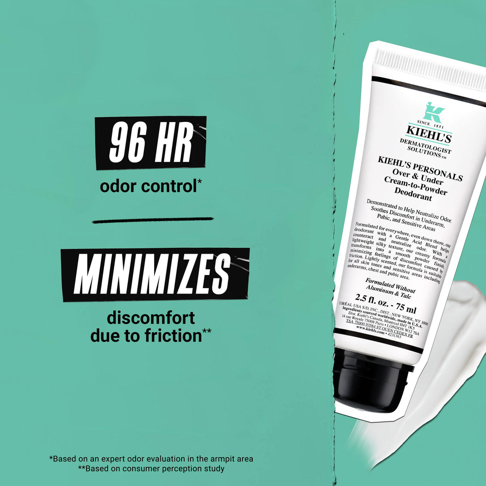Talc-free formula emphasized for safety and skin-friendly experience.