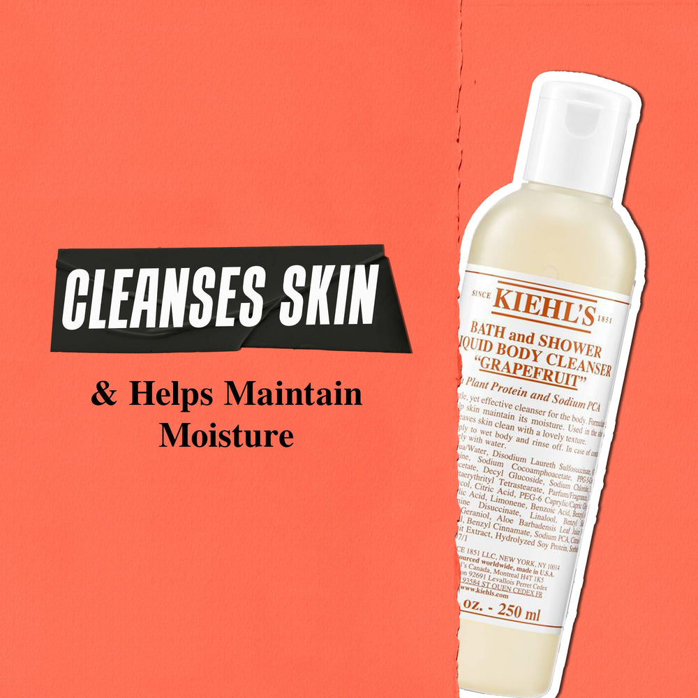 Kiehl's Aloe Vera and Wheat Protein ingredient close-up suggesting hydration and soothing benefits.