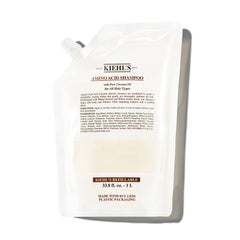 Kiehl's Amino Acid Shampoo bottle shown for gentle cleansing suitable for all hair types