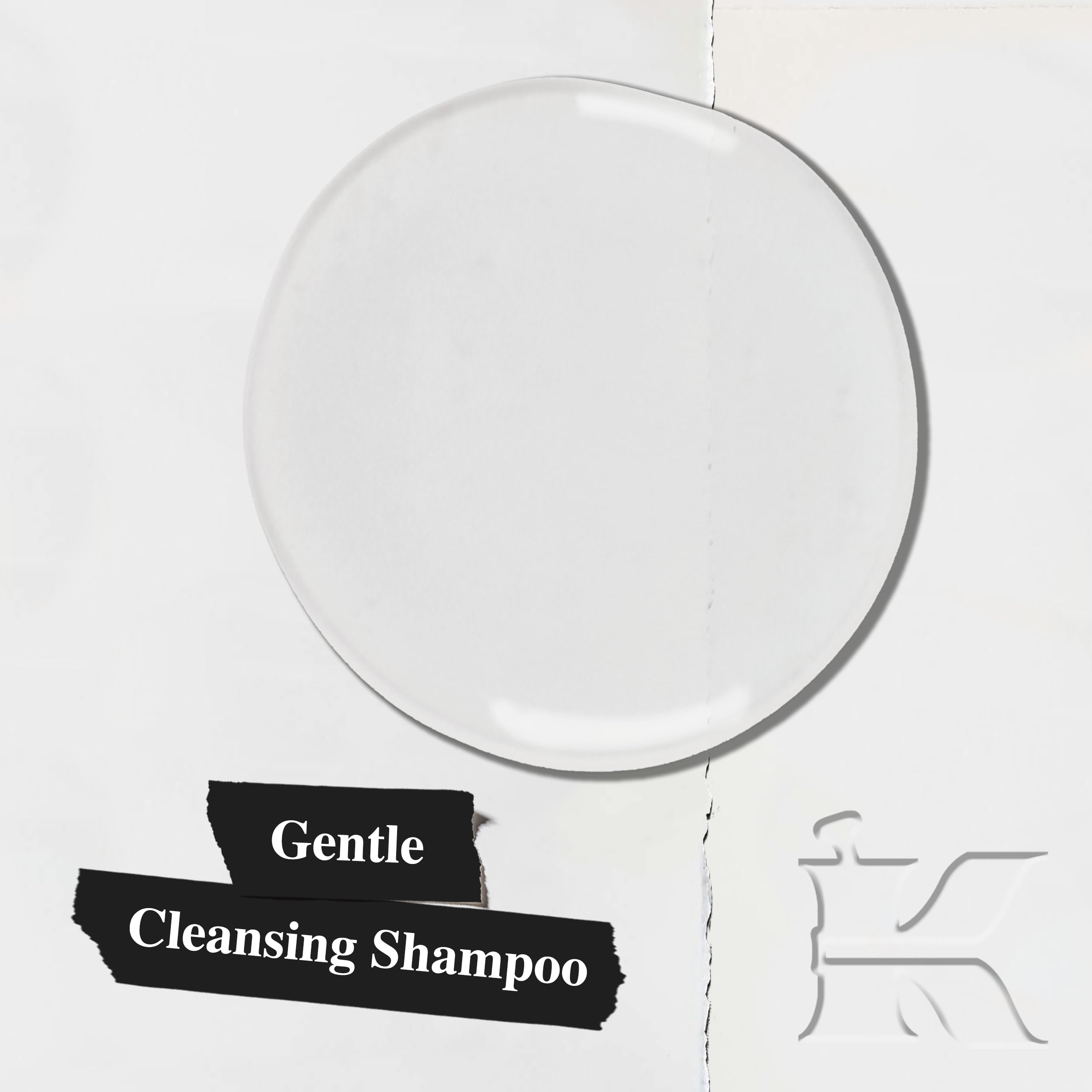Kiehl's Amino Acid Shampoo foam lather delivering gentle cleansing and moisture.
