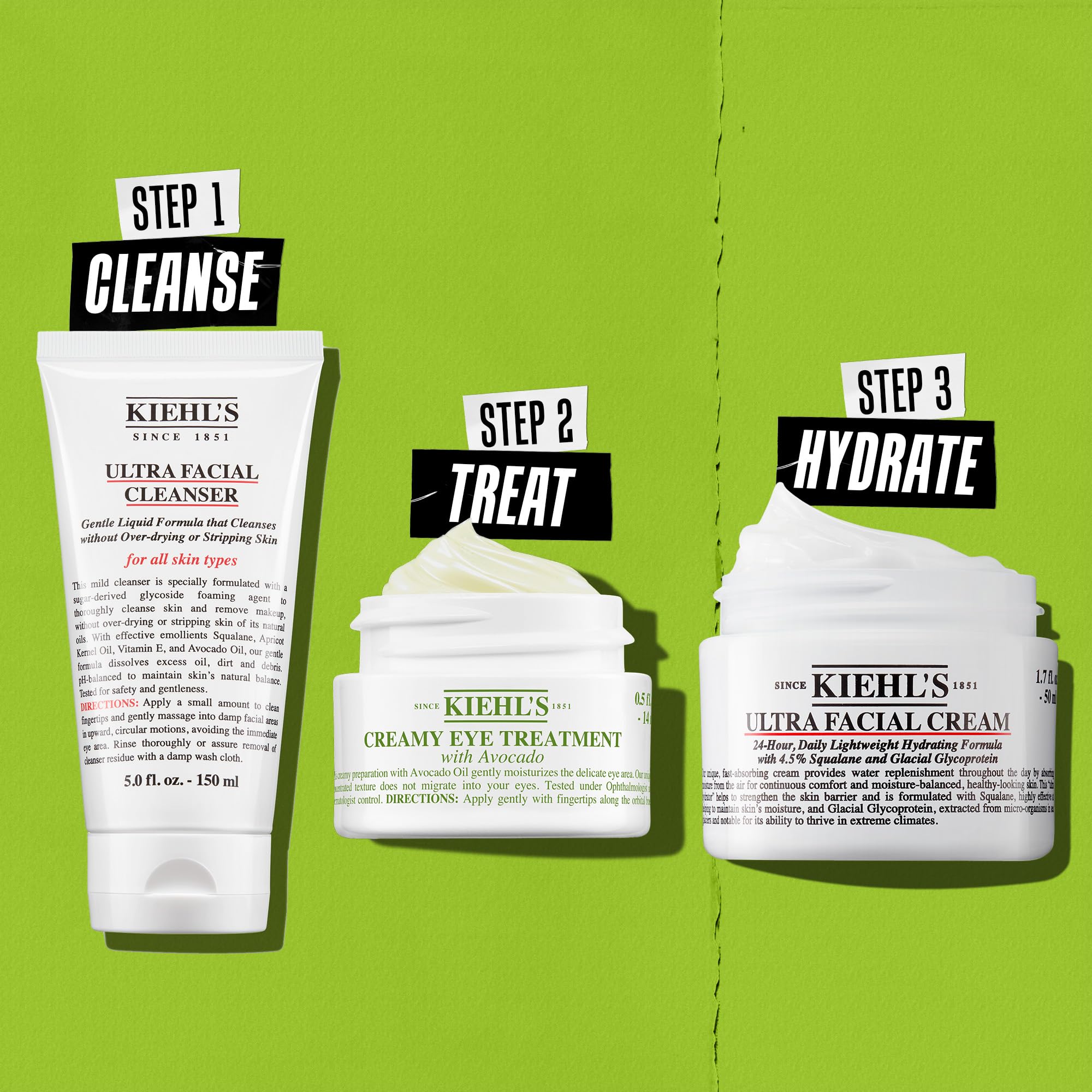 Kiehl's Avocado Eye Treatment beta-carotene protection hints at antioxidant support