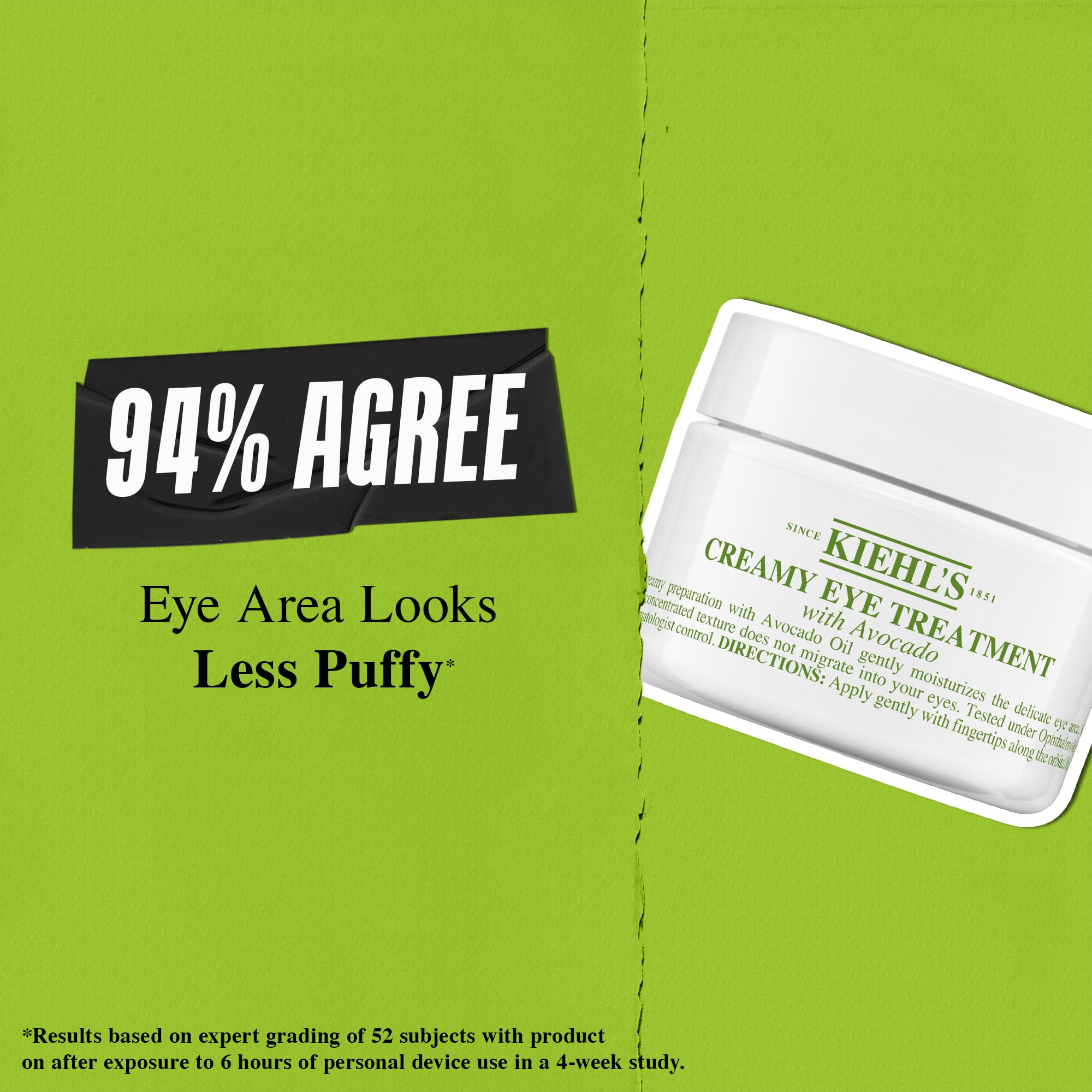 Kiehl's Avocado Eye Treatment ingredients beta-carotene provide gentle antioxidant protection.