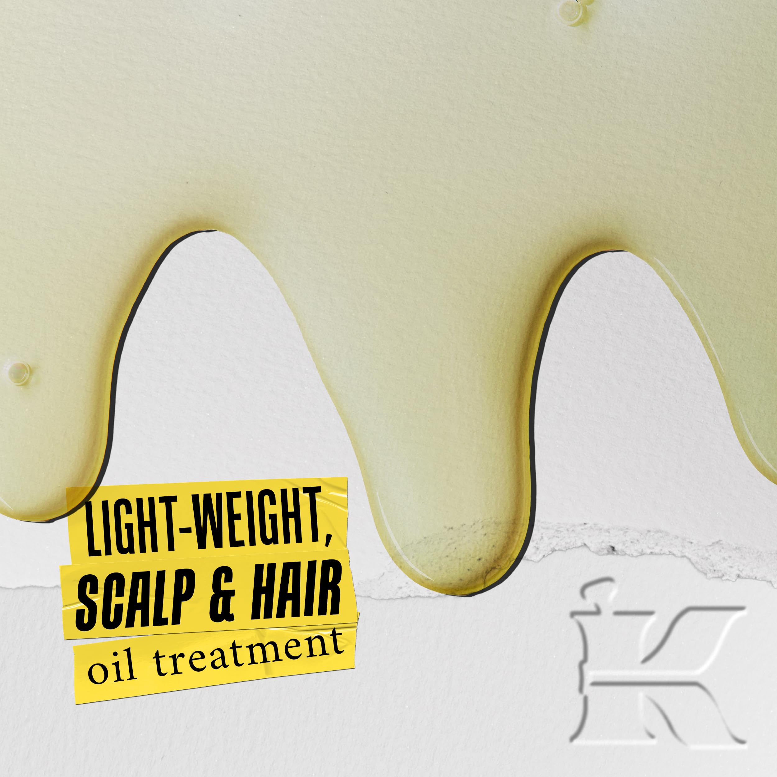 Kiehl's Avocado Oil application highlights rich hydration for hair strands