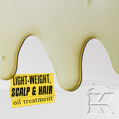 Kiehl's Avocado Oil application highlights rich hydration for hair strands