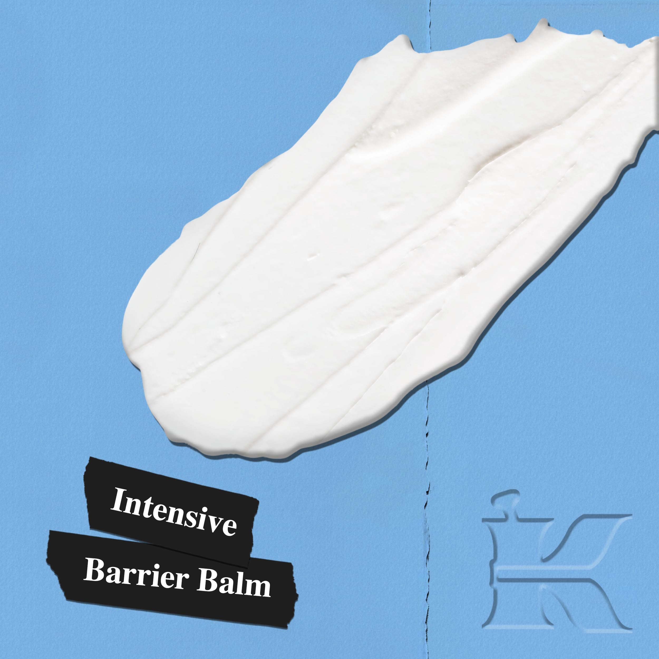 Kiehl's Barrier Cream texture closeup - creamy, soothing daily nourishment.