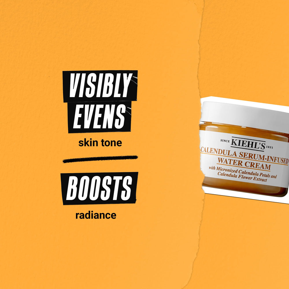 Kiehl's Calendula Water Cream pump dispense image suggesting easy application