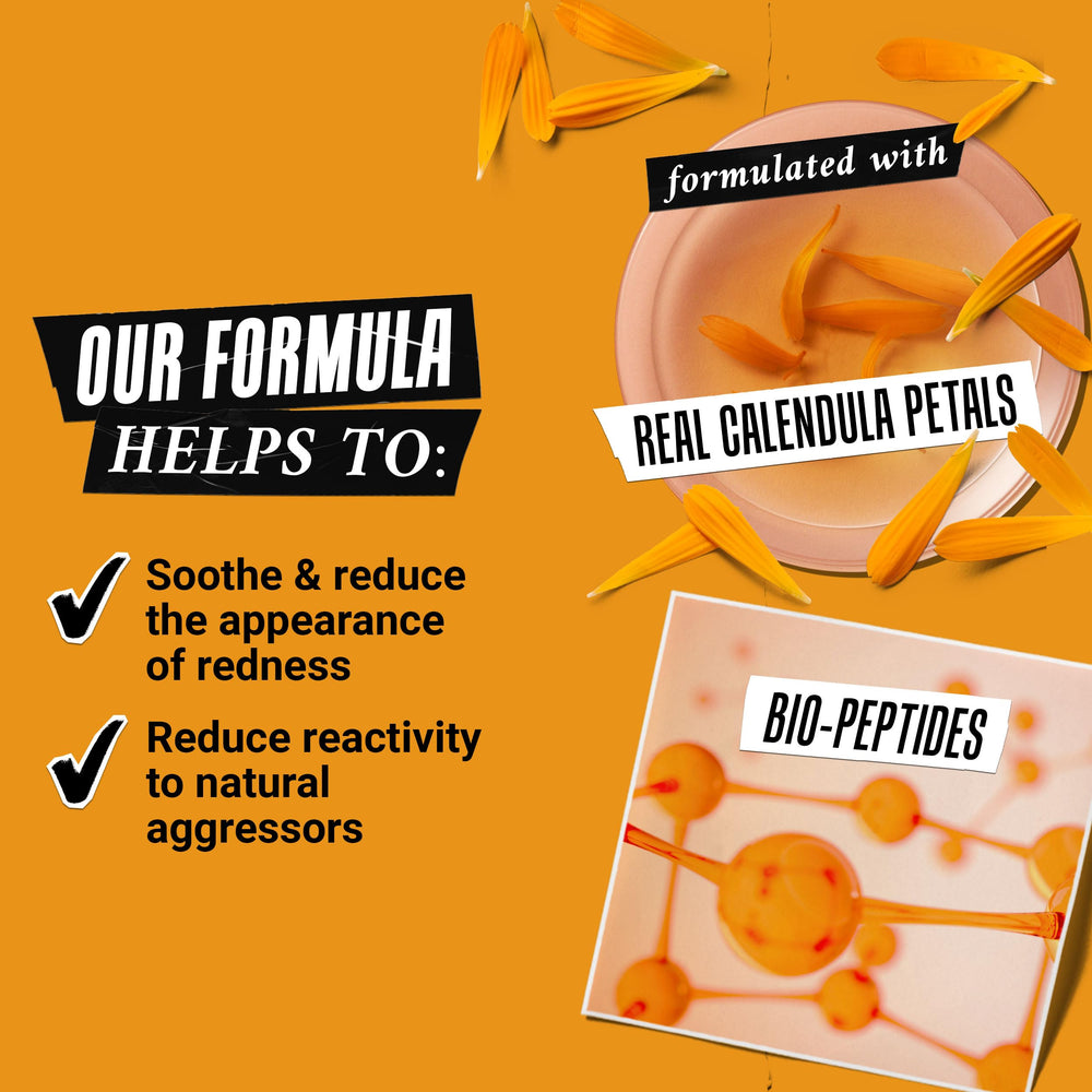 Kiehl's Calendula Toner label highlights fragrance-free and clean formula benefits.