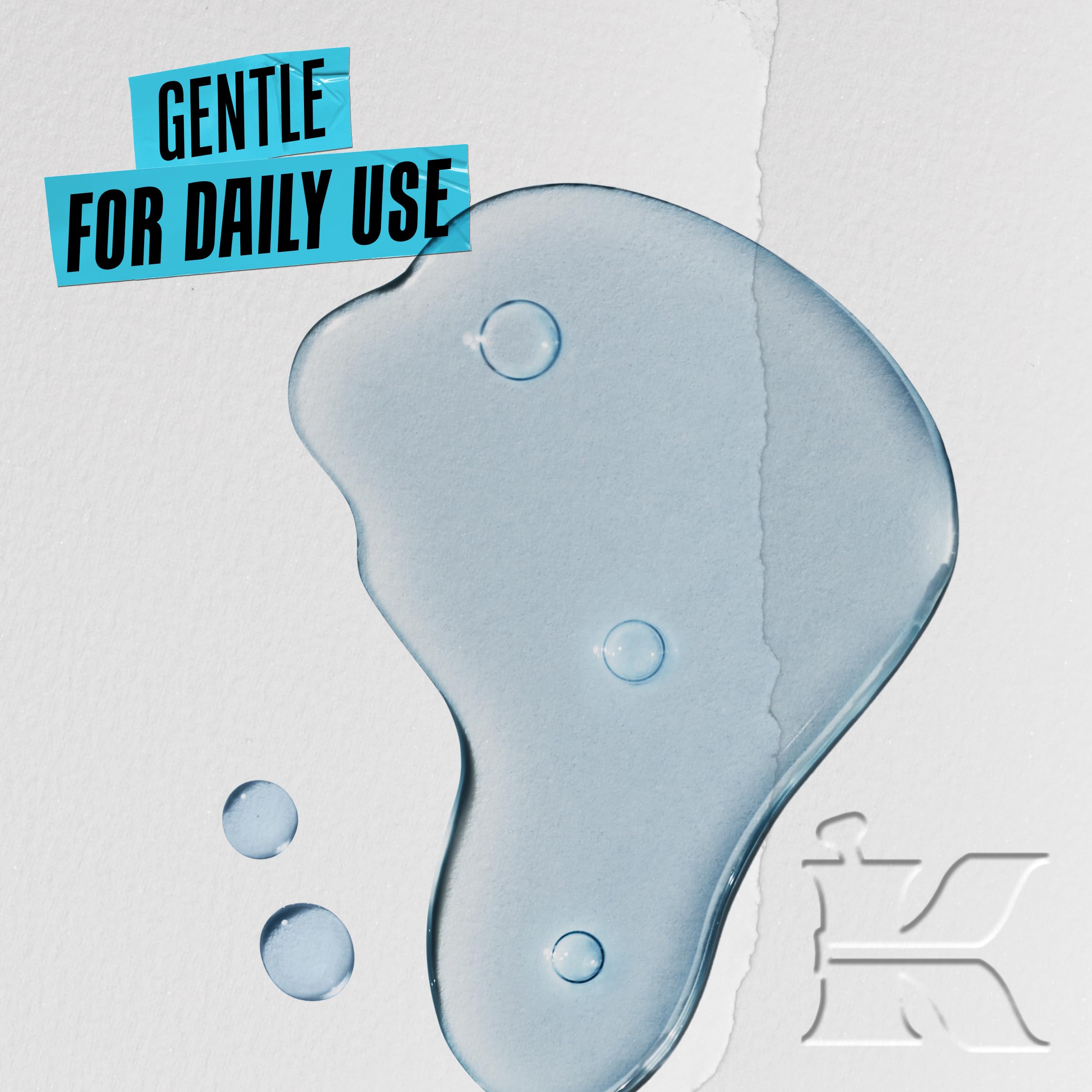 Kiehl's Clearly Corrective triple acid peel serum application swirl highlighting smooth texture and even tone