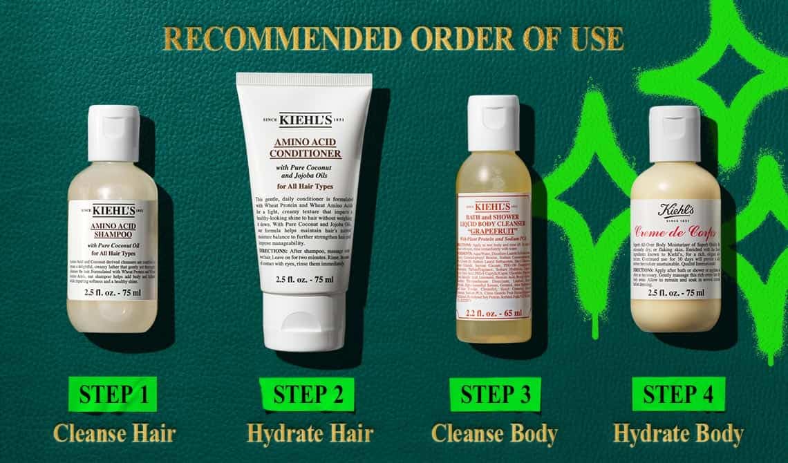 Kiehl's cocoa butter ingredient image emphasizes hydrating, nourishing skin benefits.