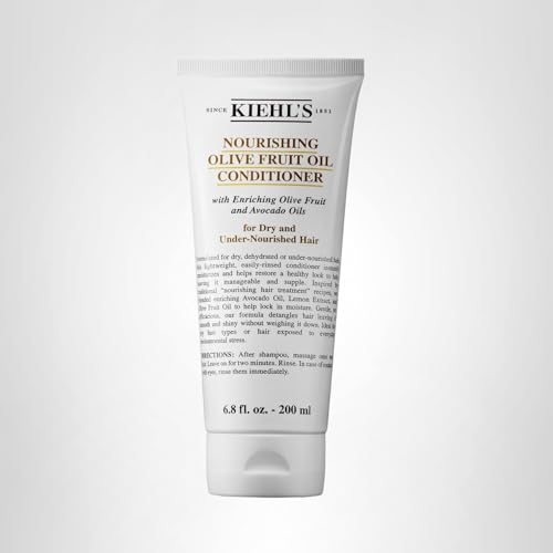 Hair appears smoother and more manageable after conditioning with Kiehl's Olive Fruit Oil