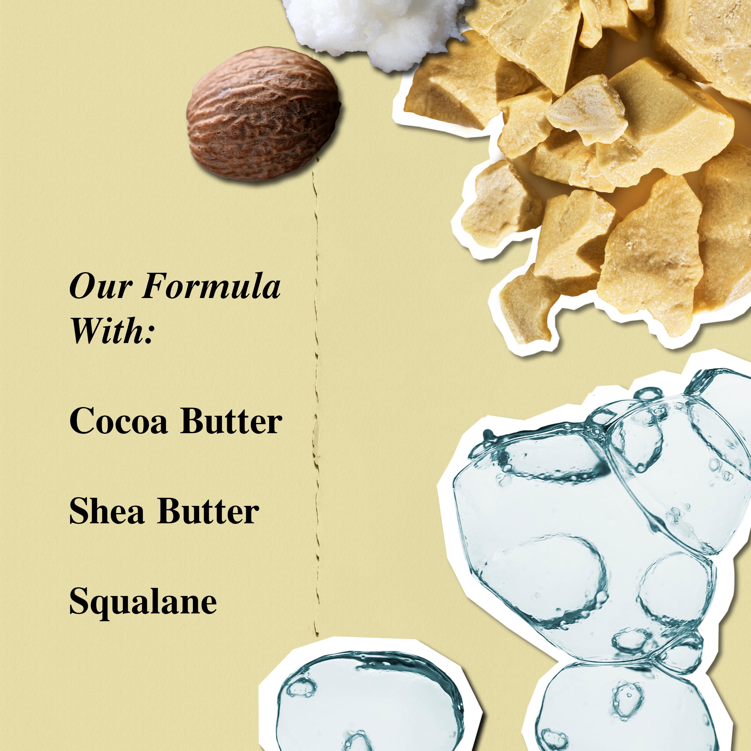 Kiehl's Creme de Corps Rich cocoa and shea butter ingredients for nourishment