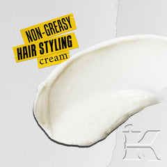 Kiehl's creme with silk groom dispensing shows non-greasy formula easy to apply