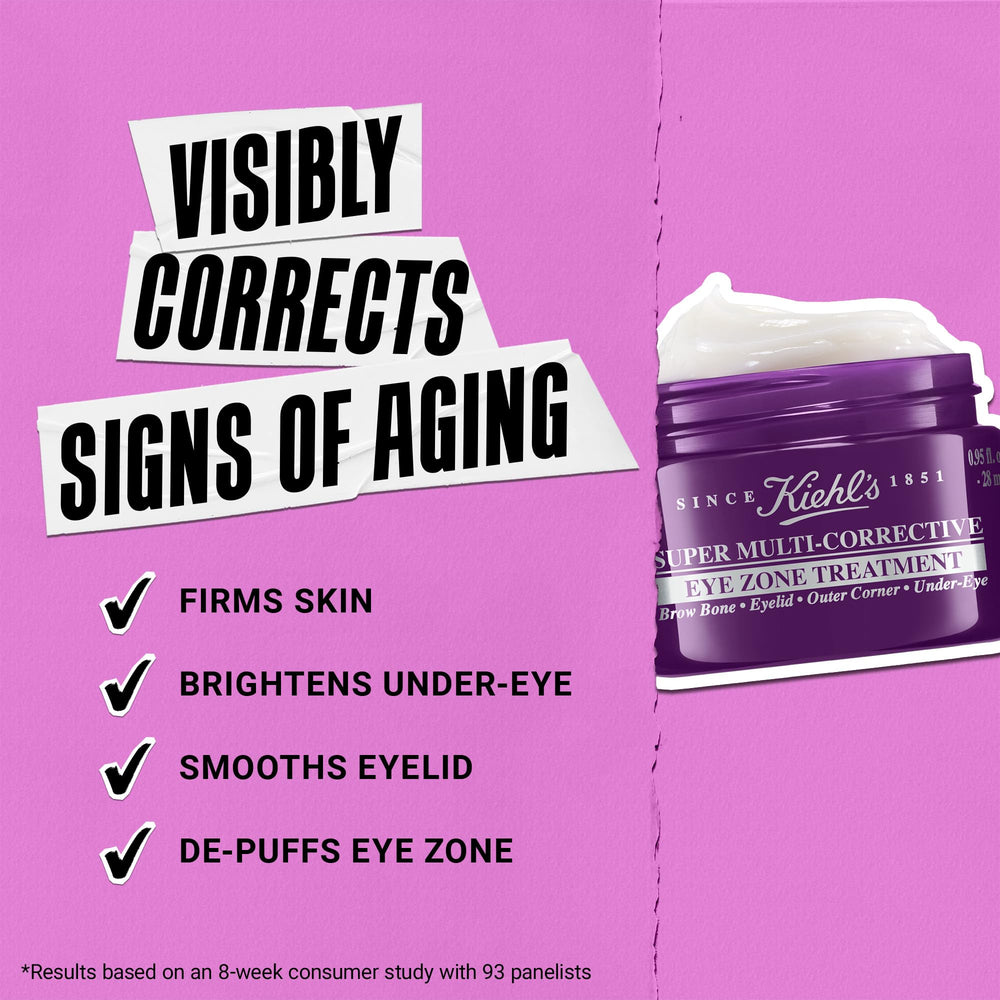 Kiehl's eye lid smoothing detail during application