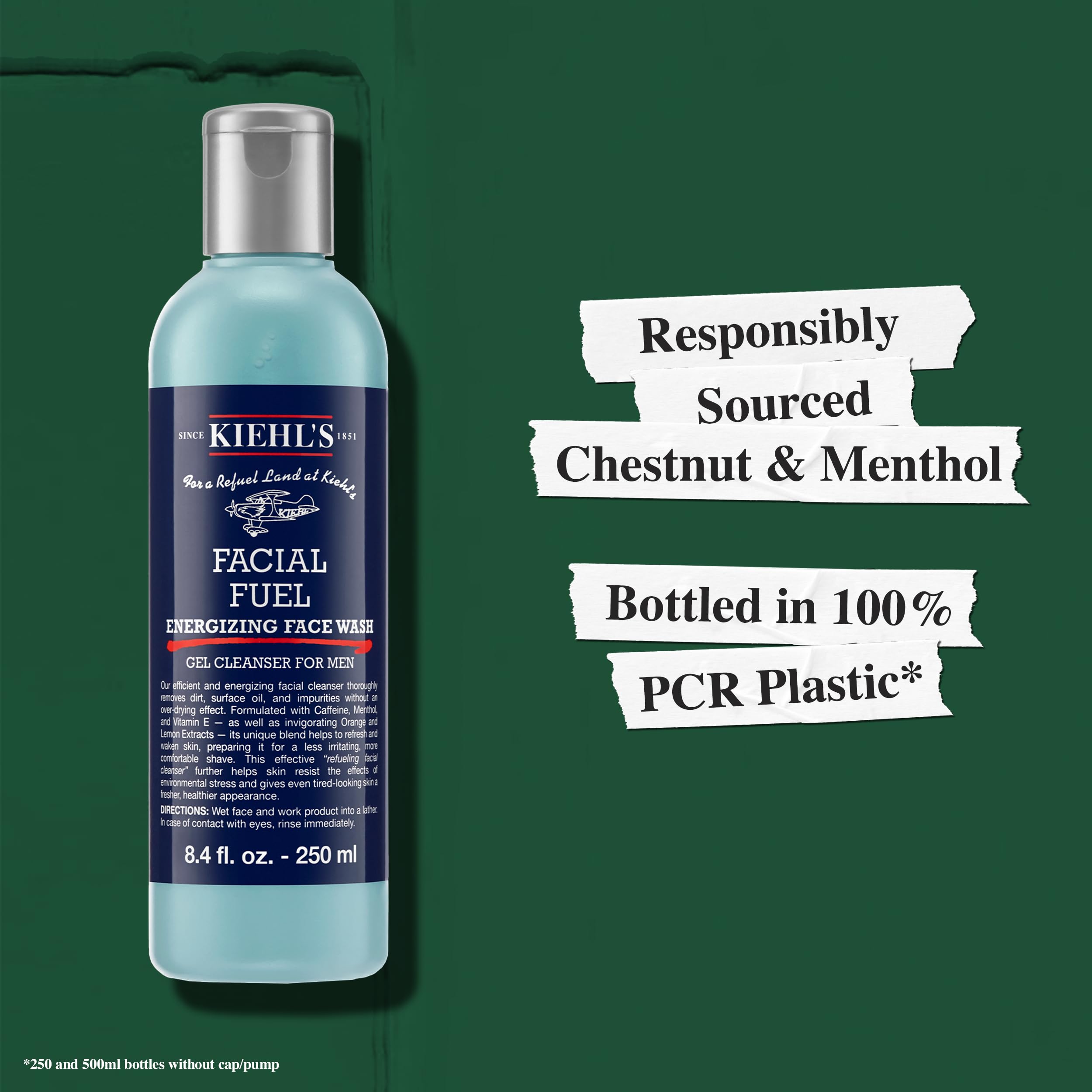Kiehl's Facial Fuel daily-use packaging for routine integration