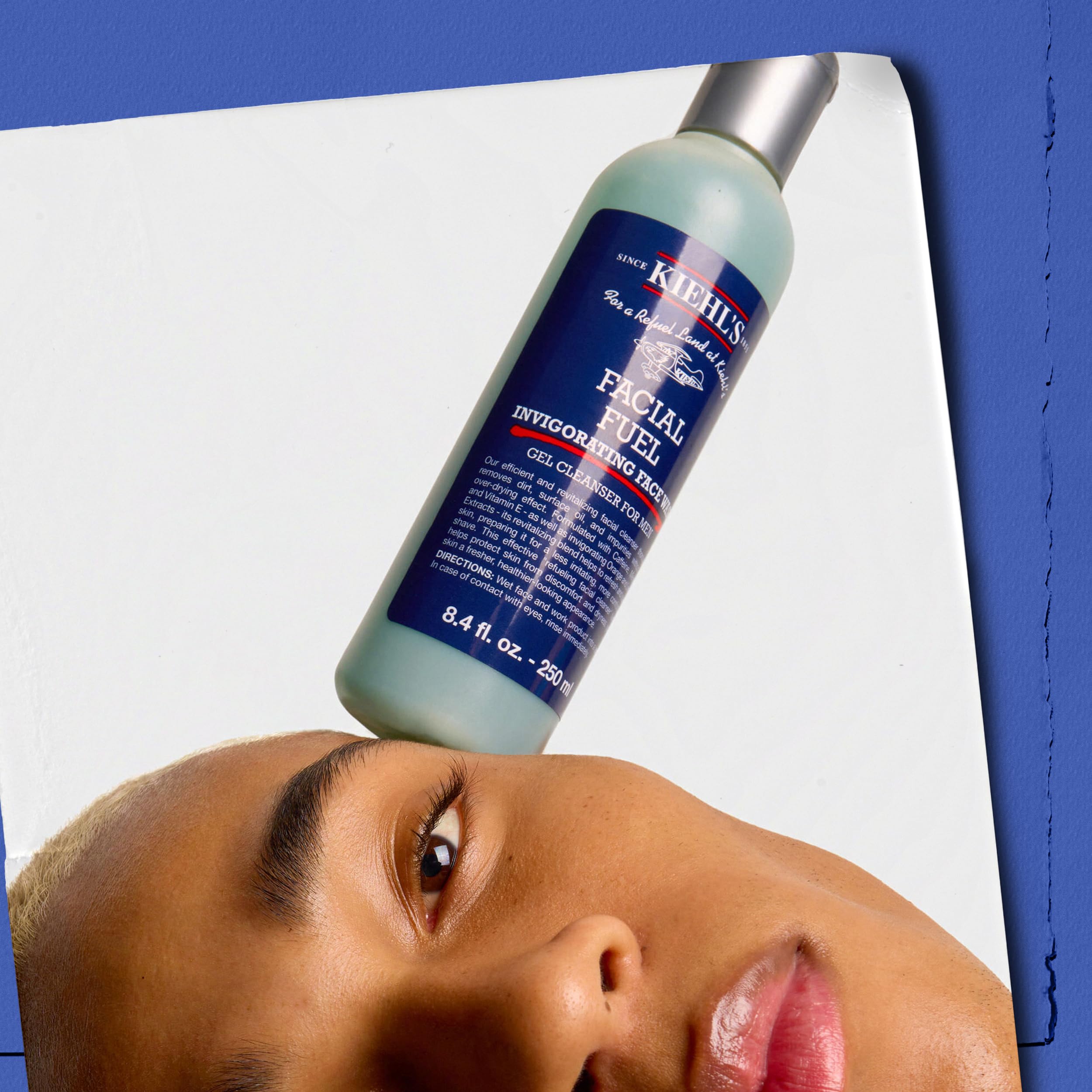 Kiehl's Facial Fuel Face Wash daily-cleanse keeps pores clear and balanced