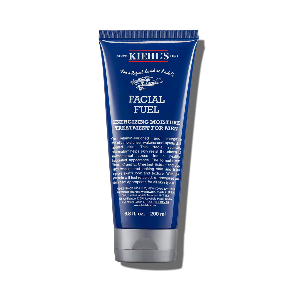 Kiehl's Facial Fuel Moisturizer bottle front for quick energizing hydration.