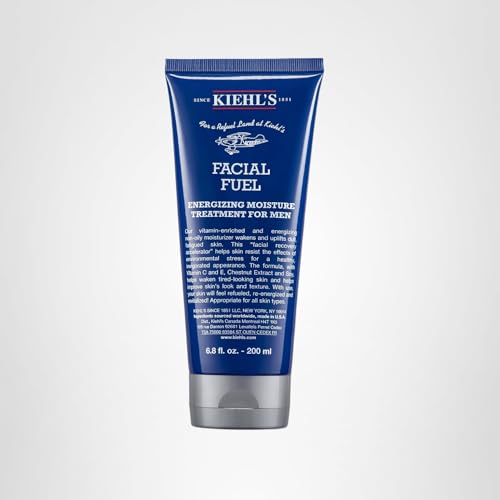 Kiehl's Facial Fuel Moisturizer chestnut extract focus suggesting antioxidant support.