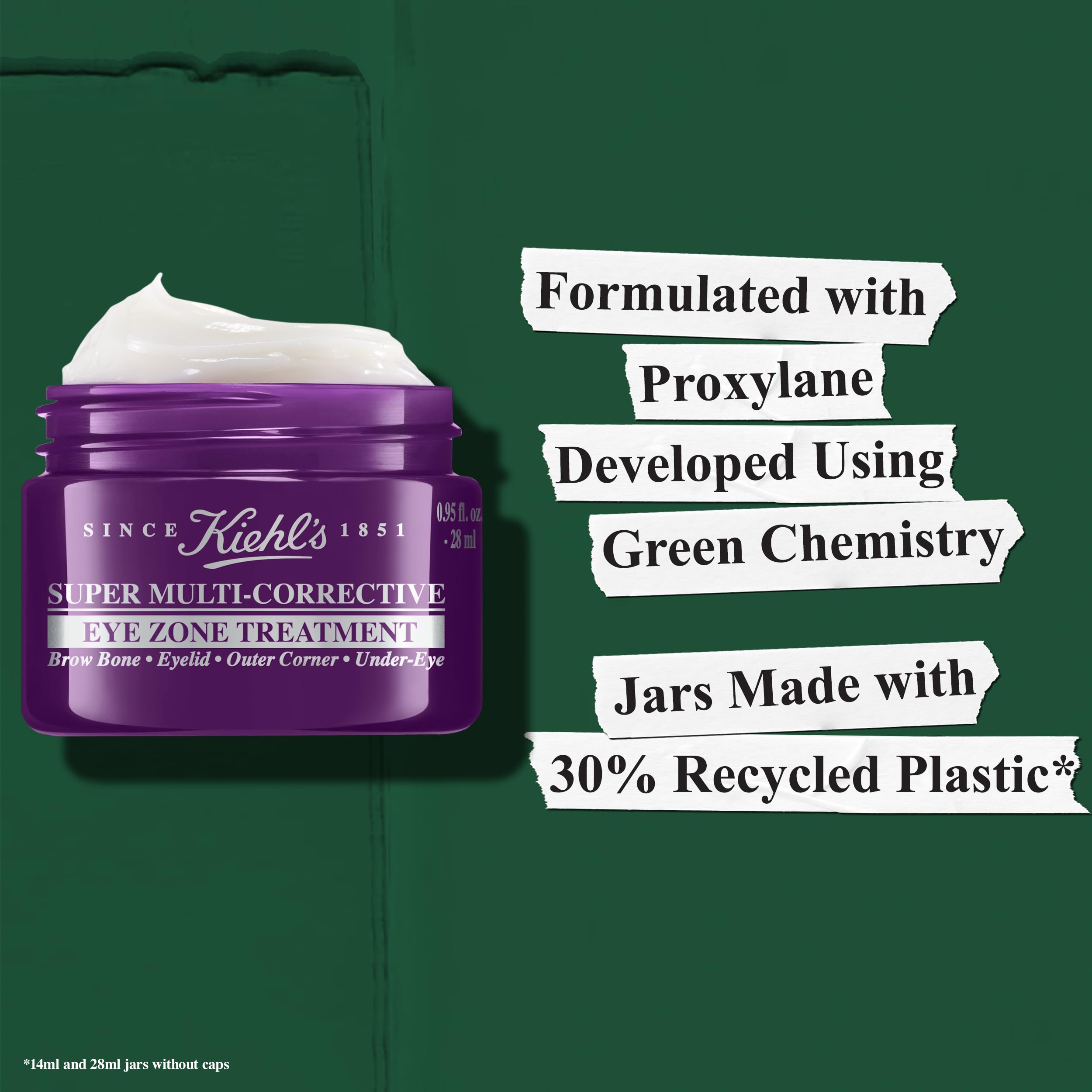 Kiehl's fragrance-free label highlighting suitability for sensitive or mature skin