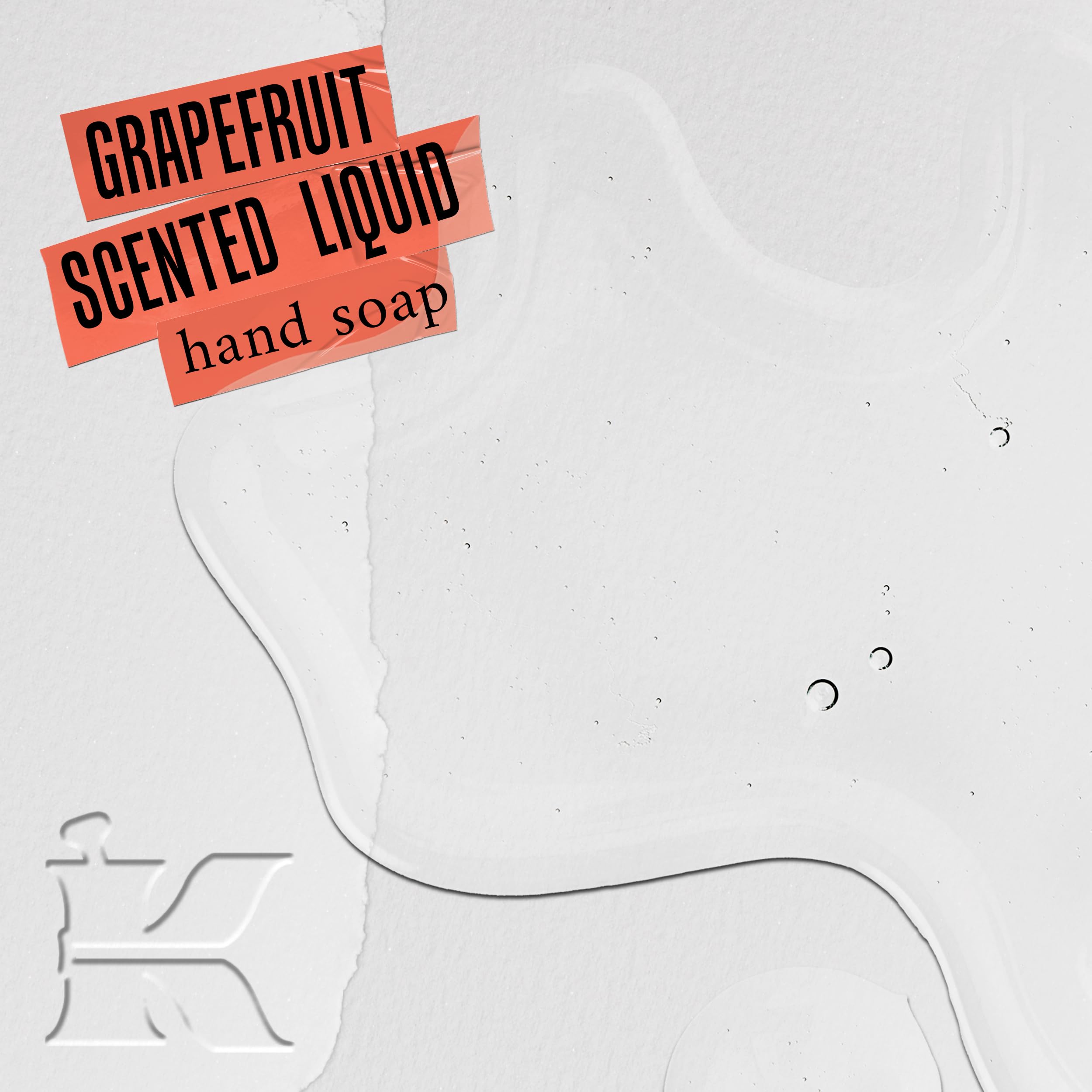 Kiehl's Grapefruit hand soap lather demonstrates rich foam for clean hands.