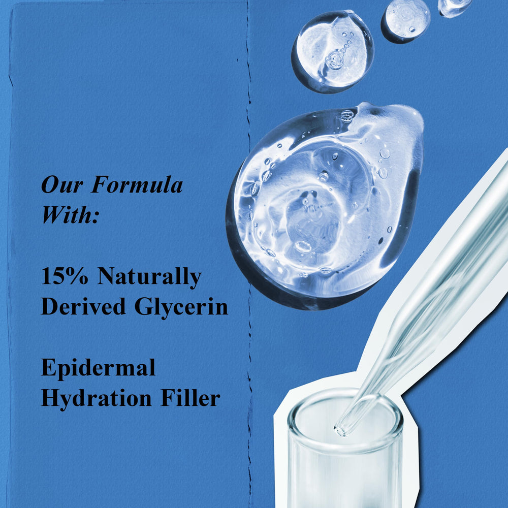 Kiehl's Hydro-Plumping Serum applied around the eye area for gentle hydration.