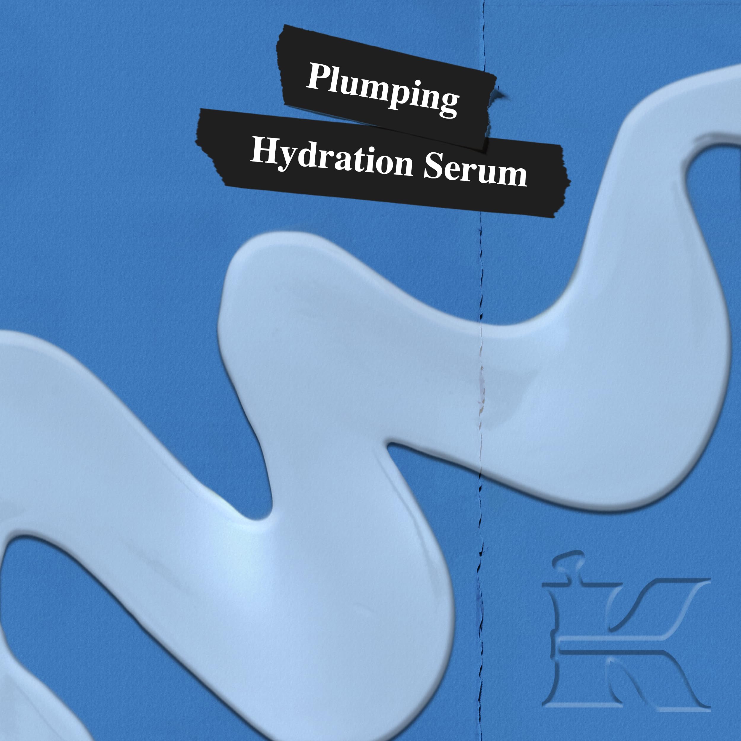 Kiehl's Hydro-Plumping Serum pump in use for even application.