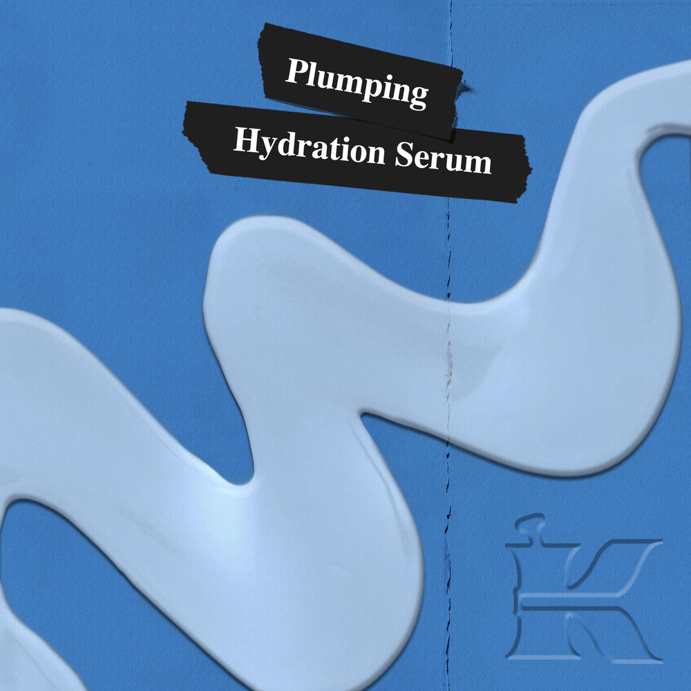 Kiehl's Hydro-Plumping Serum pump in use for even application.