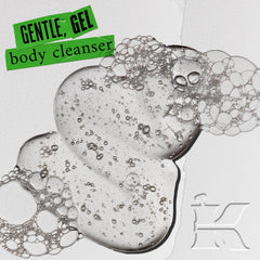 Kiehl's Made for All lather-closeup highlighting gentle foam for sensitive skin.