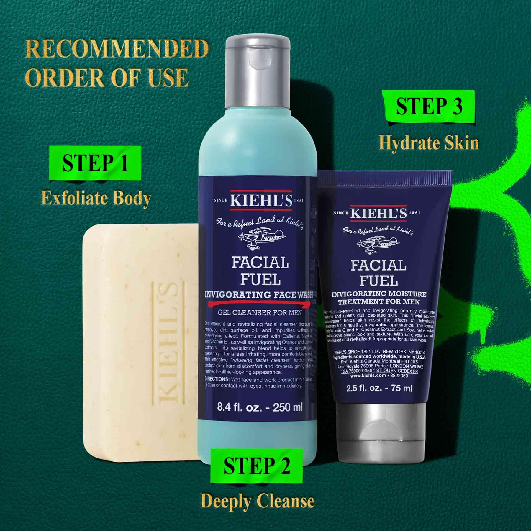 Kiehl's Men's Gift Packaging open, ready for gifting on special occasions.