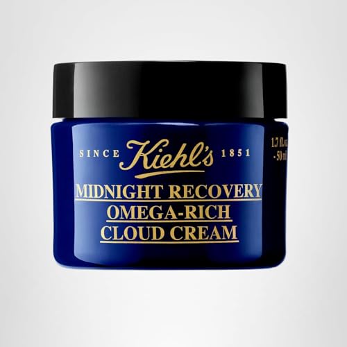Kiehl's Midnight Recovery Omega Rich skincare ritual supports skin barrier replenishment.