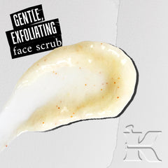 Kiehl's Pineapple Papaya Scrub texture close-up highlighting natural exfoliating grains.