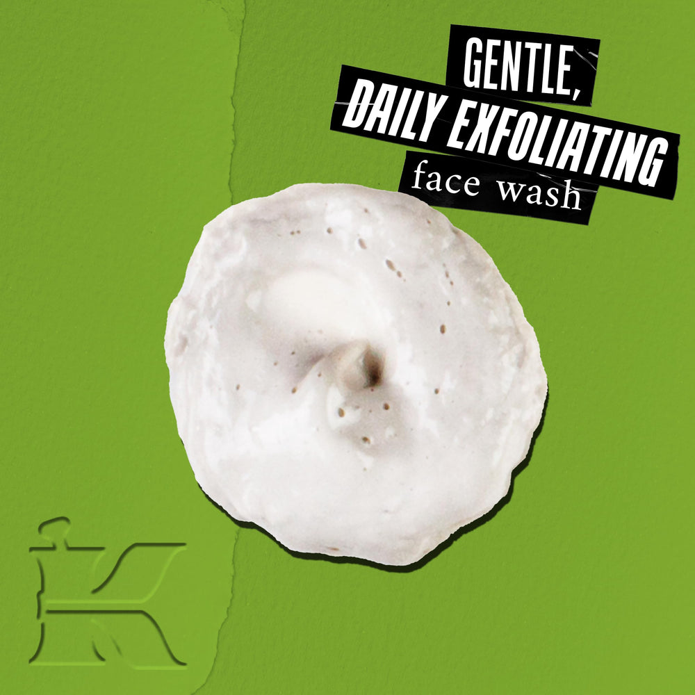 Foam lather from Kiehl's Rare Earth Deep Pore Cleanser delivering gentle exfoliation