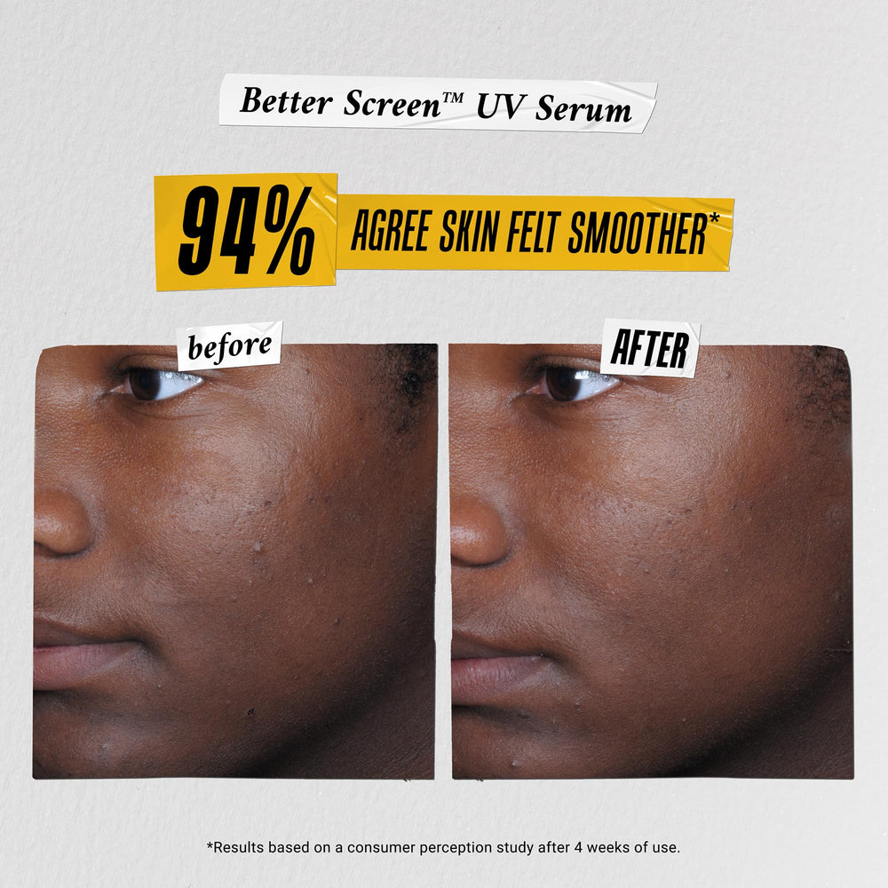 Kiehl's SPF 50 sunscreen close-up showing smooth application and protection
