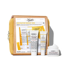 Kiehl's travel-size skincare gift set box for on-the-go routines and versatile use