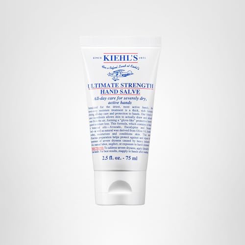 Kiehl's Ultimate Strength Hand Salve being massaged into hands for protection