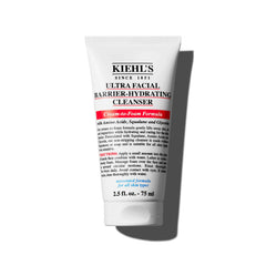 Kiehl's Ultra Facial Barrier-Hydrating Cleanser bottle for daily gentle cleansing.
