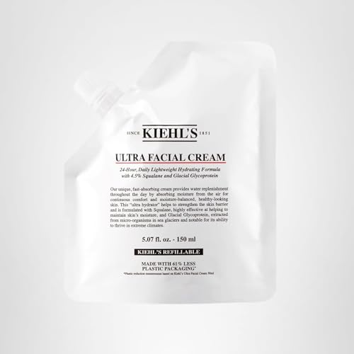 Kiehl's Ultra Facial Cream bottle tilt for product viewing