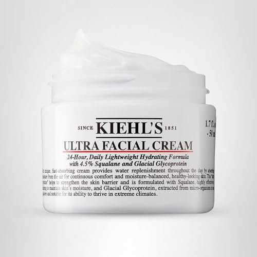 Kiehl's Ultra Facial Cream fragrance free packaging emphasis